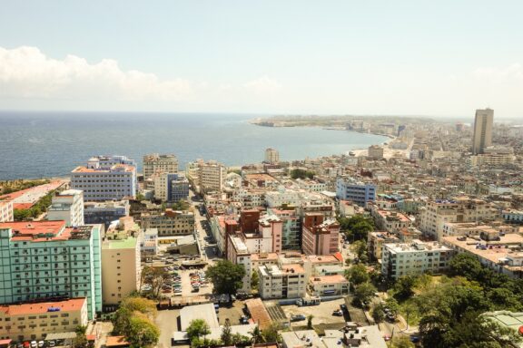 Aerial View of Havana, Cuba Aerial view of Havana
