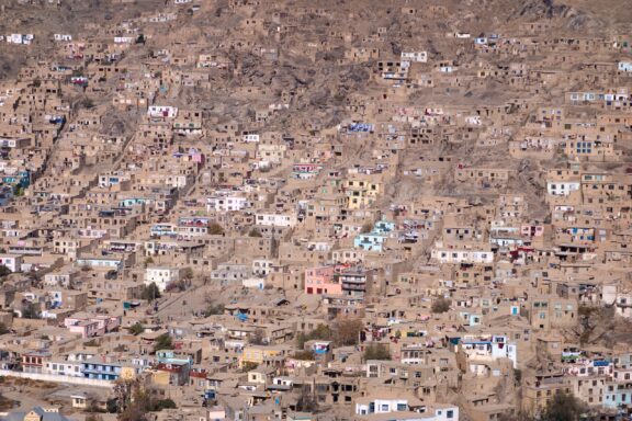 Hillside Houses in Kabul, Afghanistan Afghanistan kabul