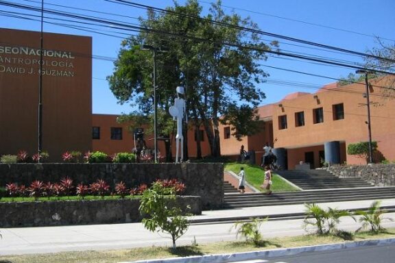 Entrance to the National Museum of Anthropology in San Salvador