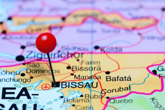 Bissau city location on the map