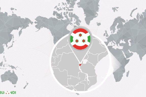 Map Highlighting the Location of Gitega in Burundi Burundi location on the world Map