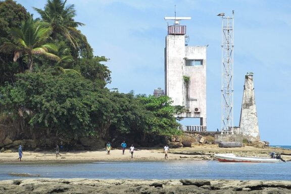 Cape Esterias Lighthouse near Libreville