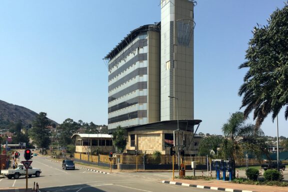 National Bank of Swaziland in Mbabane's city center