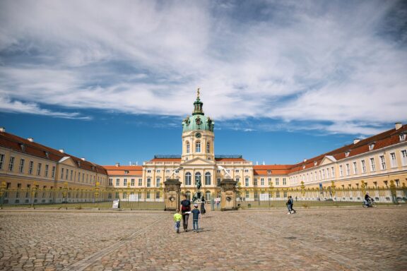 The English-landscape style garden in Charlottenburg Palace