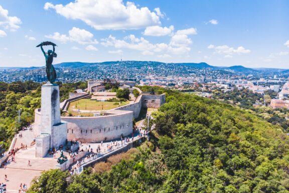 View of Citadella Fortress and Liberty Statue