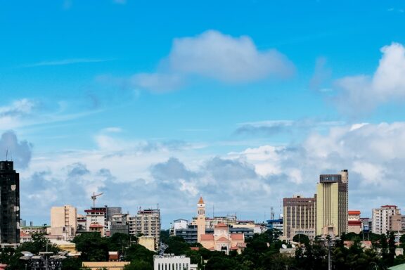 Skyline of Conakry, Guinea