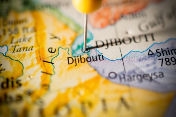 Location Pin on Djibouti City Map Djibouti djibouti