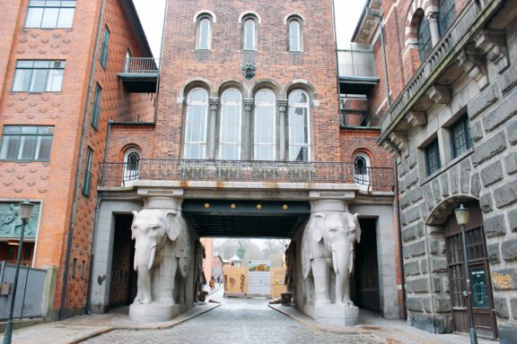 Elephant Gate at Carlsberg Brewery The Elephant Gate entrance to Carlsberg area