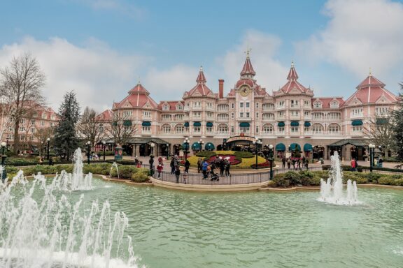 Fantasyland, one of the five themed lands in Disneyland Paris