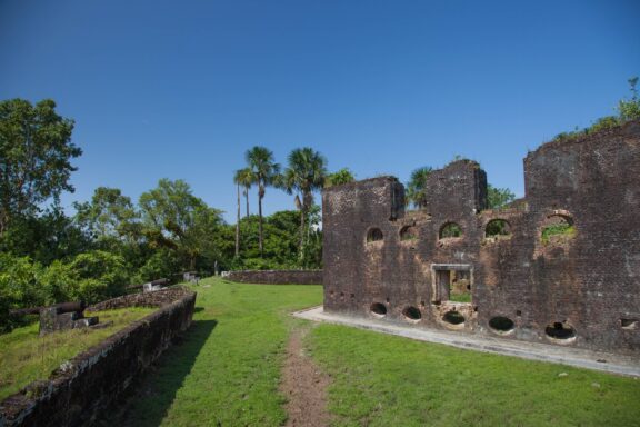 Fort Zeelandia, a historic Dutch fort near Georgetown