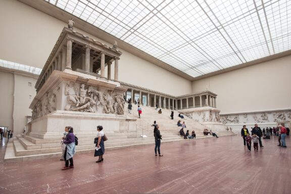 The Pergamon Altar inside the Pergamon Museum