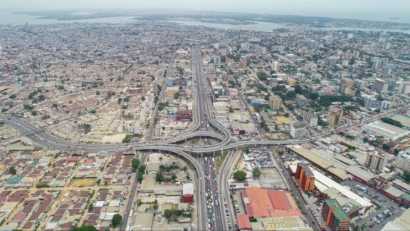 The town of marcory and the henry konan bedie bridge