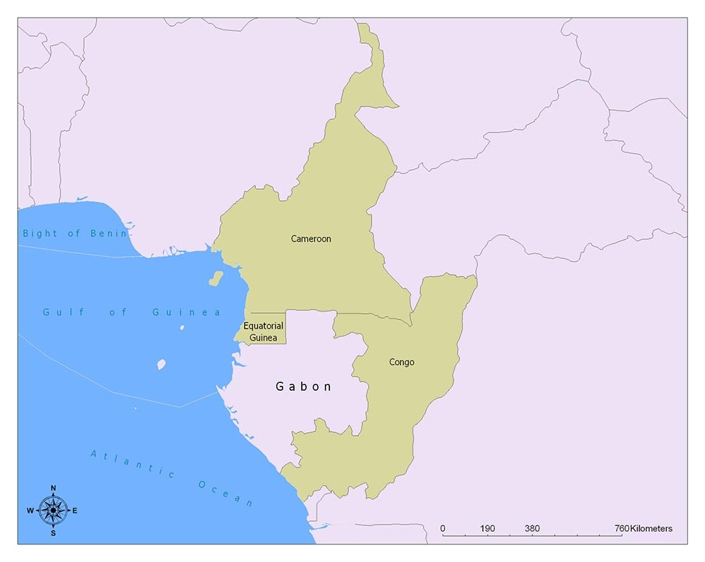 Neighboring Countries of Gabon