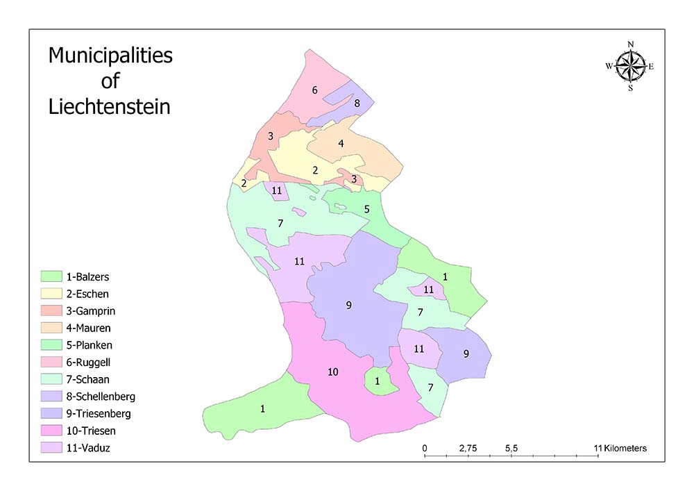 Municipalities of Liechtenstein