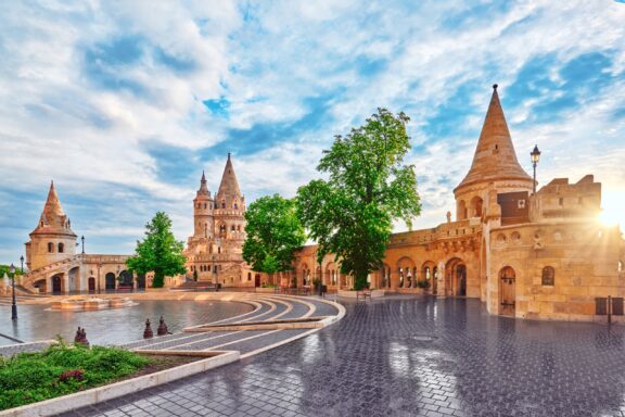 Inside the Fisherman's Bastion, Budapest