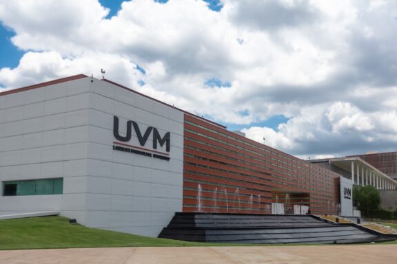 The facade of the Universidad del Valle de México, a university owned by Laureate Education Inc.