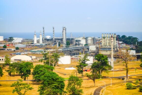 Industrial area in Malabo