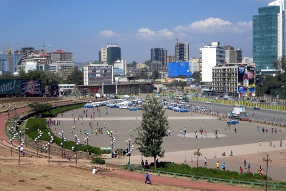 Meskel Square in central Addis Ababa