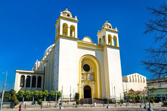 The Metropolitan Cathedral of the Holy Savior in San Salvador