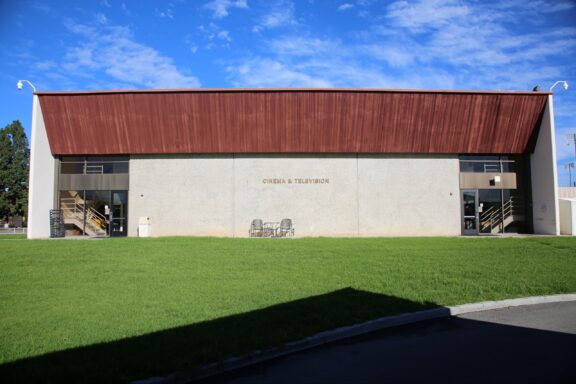 A large building at Saddleback College in Mission Viejo, California