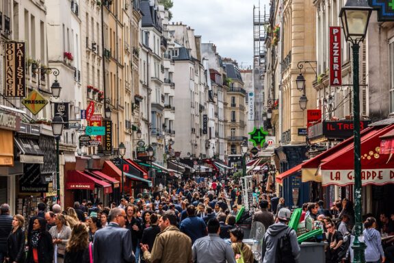 Rue Montorgueil Street, Paris