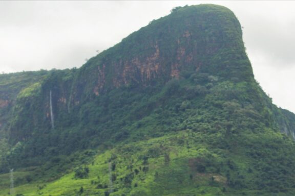 Mount Kakoulima isolated mountain near Conakry