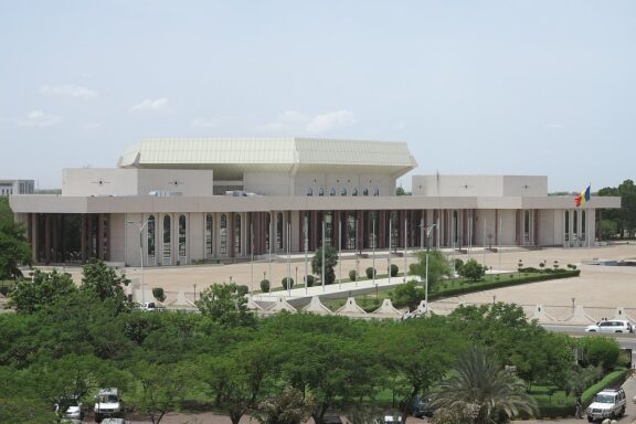 National Assembly Building in N'Djamena, Chad National Assembly of Chad in N'Djamena