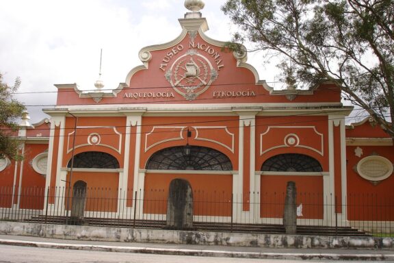 Facade of the National Museum of Archaeology and Ethnology National museum of archaeology and ethnology
