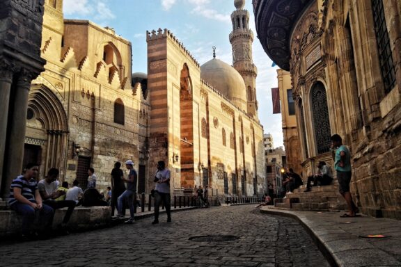 Al-Mu'izz Street in the Old Town of Cairo dates back to the 10th century