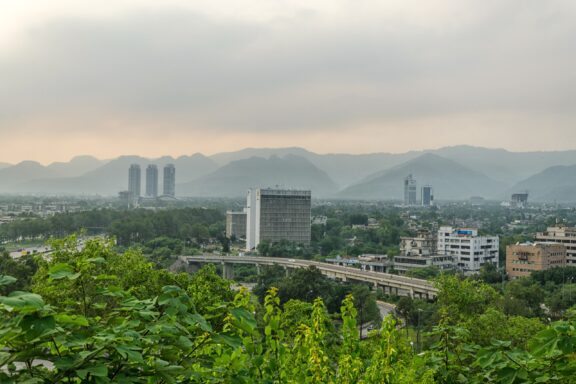 Panorama of Islamabad, Pakistan