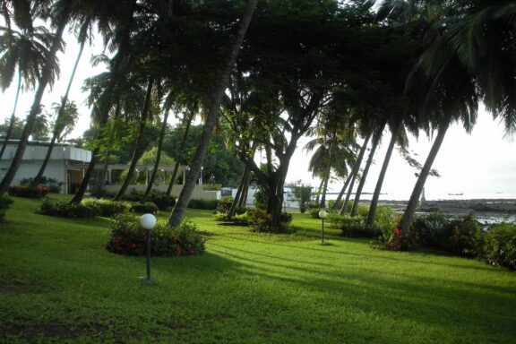 Park near the coastline of Conakry