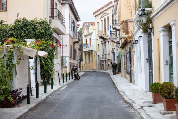 Streets in the Plaka Neighborhood, Athens