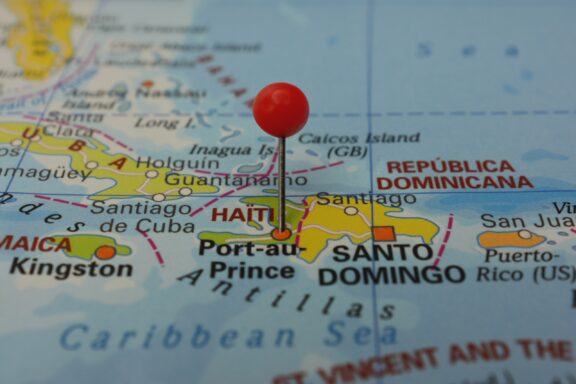 Map Pinpointing Port-au-Prince in Haiti Port au prince pin location