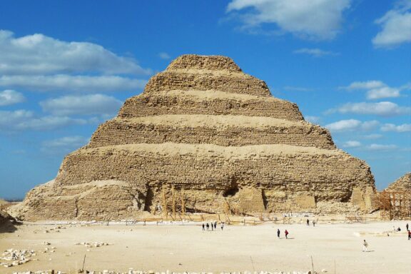 Step Pyramid of Djoser at Saqqara The Step Pyramid of Djoser in Saqqara