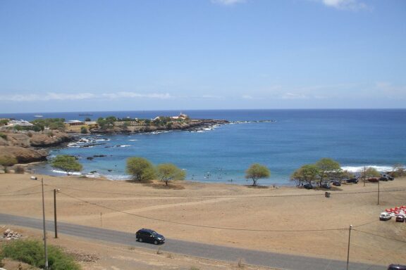 Coastal View of Quebra Canela Beach Quebra Canela Beach in Praia