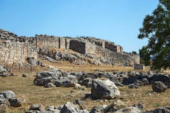 Ruins of Tiryns near Athens