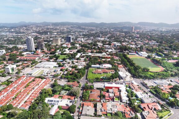 Aerial photo of San Salvador