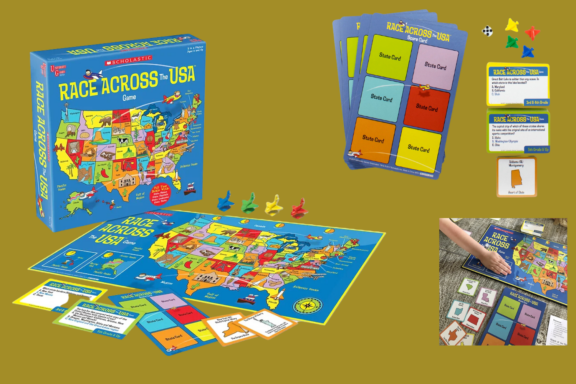 Scholastic Race Across the USA Game