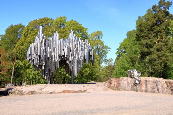 Sibelius Monument in Park Sibelius Monument in Helsinki