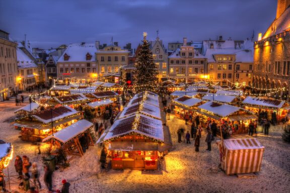 Town Hall Christmas Market in Tallinn