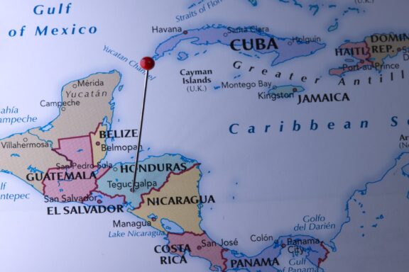 Location Pin on Tegucigalpa, Honduras Map Pinned down location of Tegucigalpa, Honduras
