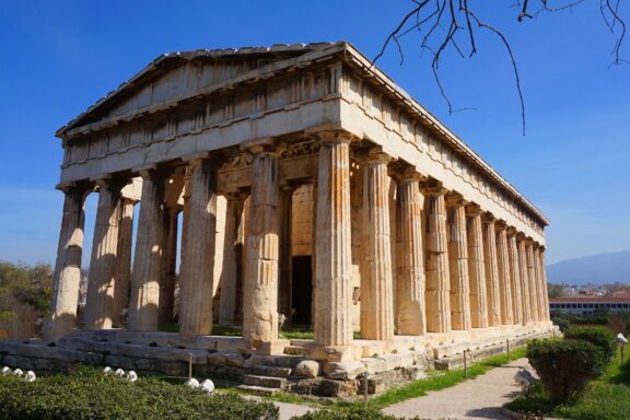 Temple of Hephaestus, constructed between 449 BC to 415 BC