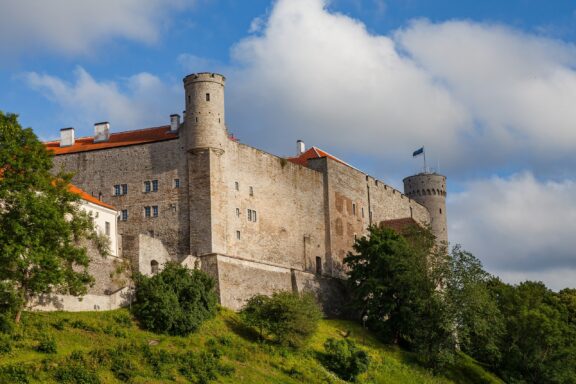 Toompea Castle in Tallinn, Estonia Toompea Castle in Tallinn