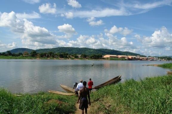 Ubangi River in Bangui