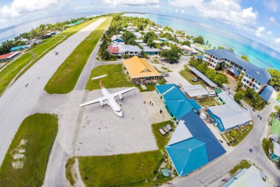 Vaiaku village in tuvalu