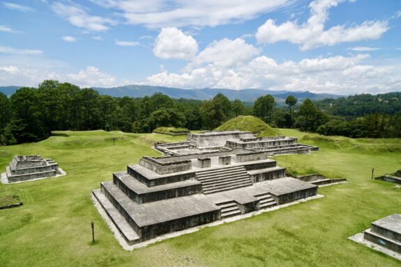 Mayan Ruins at Zaculeu, Guatemala Zaculeu, an ancient Mayan site Guatemala