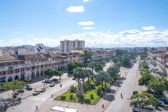 Commercial area of Antananarivo, the Upper Town (Haute-Ville)