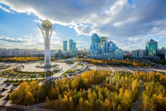 Baiterek Tower in Nur-Sultan