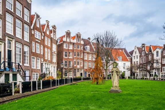 The Begijnhof, founded as a secluded place for the Beguines