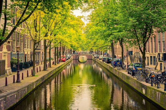 Part of the Canal Ring in Amsterdam